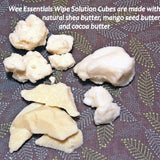 Vegan Cloth Wipe Solution Cubes