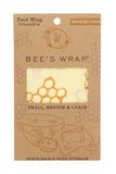 Assorted Pack of 3 Bee's Wrap Beeswax Food Wraps