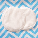 Reusable Cloth Nursing Pad Sets -Absorbent Bamboo/Organic Cotton Terry with fleece backing
