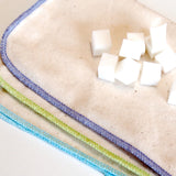 Organic Cotton Flannel Cloth Baby Wipes - Set of 12