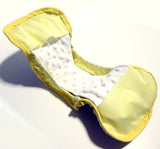 MADE TO ORDER Postpartum Gusseted Cloth Pad - Wipeable menstrual pad shell and inserts with snapping wings