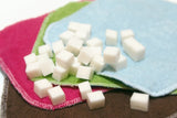 Vegan Cloth wipe solution cubes - your choice of scent and dyed/undyed soap bits - natural, vegan, phthlatate and detergent free - 5 ounces