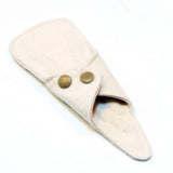 Organic ULTRATHIN Reusable Cloth Pad 7 inch Adjustable Thong liner - 2 Layers of Unbleached, Undyed Cotton flannel top