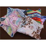 ULTRATHIN Reusable Thongliner Cotton Flannel Mini Pad with wings for Every Day - Washable Cotton Flannel - Snow Day