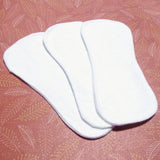 Mystery Seconds - one (1) seconds quality 3.5" or 5.5" Reusable Cloth wingless lay-in ULTRATHIN Pantyliner