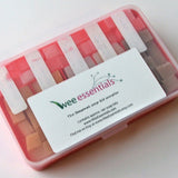 Cloth Wipe Bit Wipe Solution Cubes sampler (red box) -vegan, phthlate and paraben-free - Choose your own scents