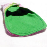 6" Reusable Cloth winged ULTRATHIN Pantyliner - Moose -Cotton flannel top