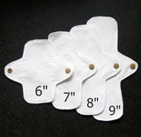 Choose your Length - ONE Reusable Cloth winged ULTRATHIN Pantyliner - Quilter's Cotton Top