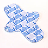 ORGANIC Reusable Cloth Pantyliner - ULTRATHIN - 8 inch - Cloud9 Snails - Organic Cotton Flannel