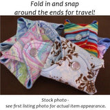 9 inch Reusable Cloth Menstrual pad - HEAVY flow - PUL - quilter's cotton top