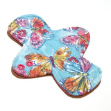 MODERATE flow Reusable Cloth Menstrual pad - 7 inch - PUL - cotton flannel top