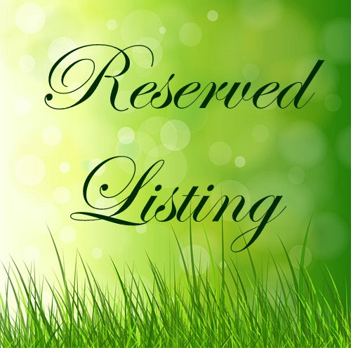 Reserved Listing For A
