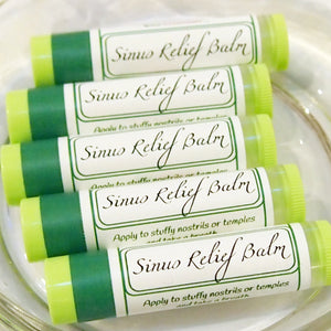 All Natural Sinus Relief Balm for Red Noses - like Vicks - Tube size - contains Menthol, Camphor, Rosemary and Eucalyptus Oils