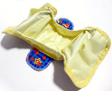 MADE TO ORDER Postpartum Gusseted Cloth Pad - Shell only - Wipeable menstrual pad shell with snapping wings